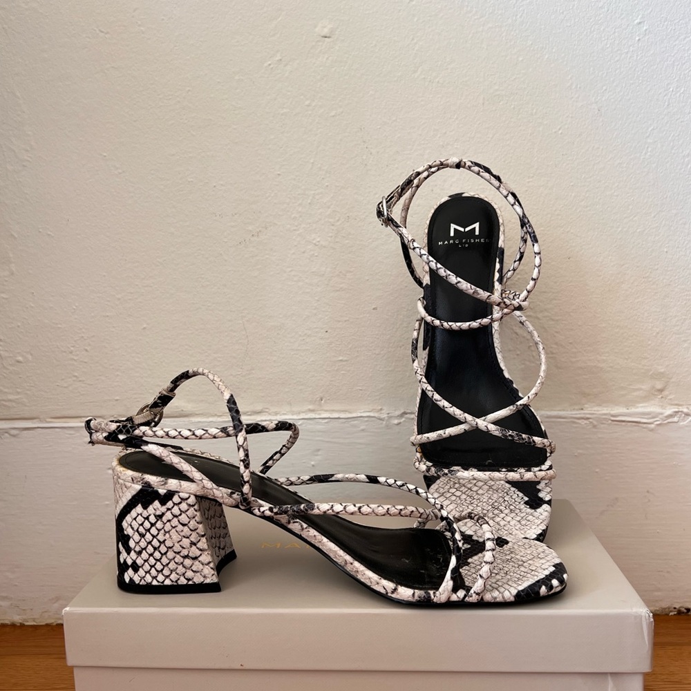 Marc Fisher Nakitia Block Heel Sandal - image 1